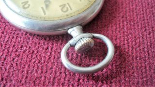 Old Vintage Swiss Helvetia Mechanical Men ' s Pocket Watch 3