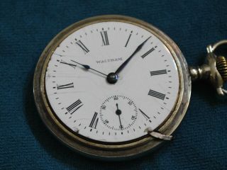 Antique 1903 WALTHAM 18s 7J Kw/Ls Pocket Watch - - For Repair /Parts 7