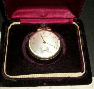 Bulova 5th Ave Grade 17AH Antique Gentleman ' s Pocket Watch 4