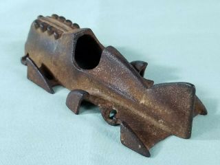 Vintage Cast Iron HUBLEY RACE CAR 1877 Space - Age Cast Iron Body Only 7