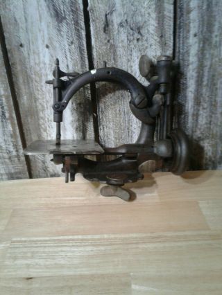 Antique 1871 Cast Iron Willcox & Gibbs Sewing Machine Head