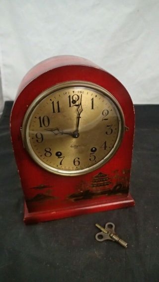 Vintage Gilbert 1807 Mantel Clock Made In Usa And