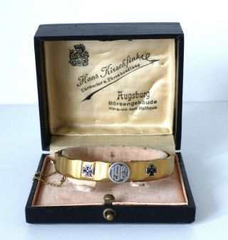 53051105 - WW1 TRENCH ART Shrapnel bracelet 1914/15 2