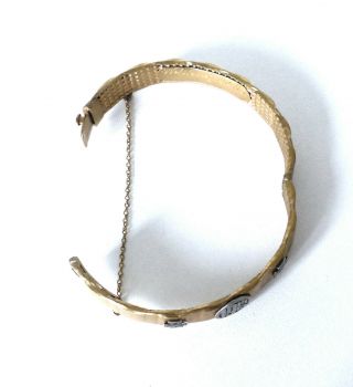 53051105 - WW1 TRENCH ART Shrapnel bracelet 1914/15 7