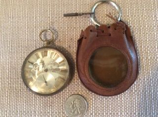 Vintage W.  J Tobias,  Key - Wind Pocket Watch,  13 Jewels,  7223,  W/key,