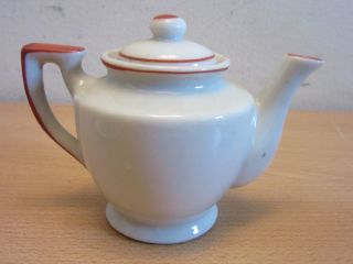 Vintage Walt Disney Donald Duck miniature porcelain tea set,  Occupied Japan 3