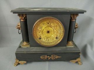 Vintage / Antique The Winsted Clock Co Jubilee Mantel Clock - Spares Or Repairs