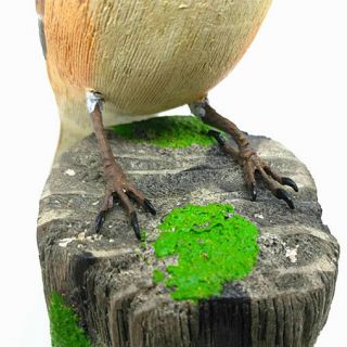 100 hand made House Sparrow Wood Carving 8