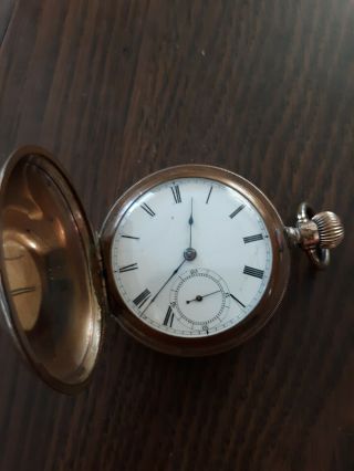 Vintage Waltham Mass.  P.  S.  Bartlett Pocket Watch.  1,  858003,  Parts Only