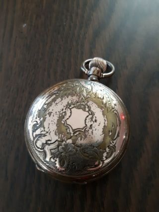 VINTAGE WALTHAM MASS.  P.  S.  BARTLETT POCKET WATCH.  1,  858003,  PARTS ONLY 5