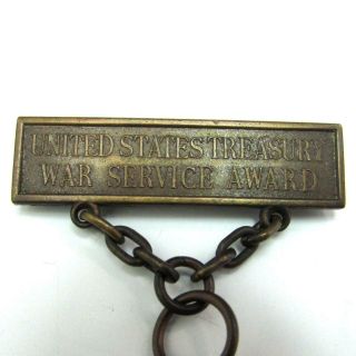 WWI 1918 Girl Scout War Service Award Medal US Treasury Liberty Bond Loan w/ Bar 2
