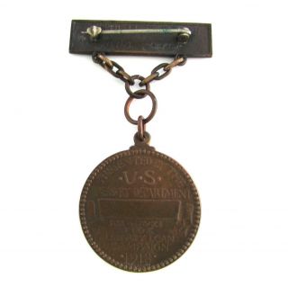 WWI 1918 Girl Scout War Service Award Medal US Treasury Liberty Bond Loan w/ Bar 4