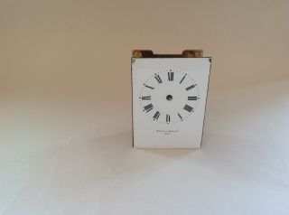 Antique French Miniature Carriage Clock Movement