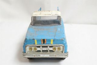 Vintage Tonka Toys Blue White Flat Bed Dodge Toy Truck Eames Interest 2