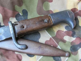 WWI German Sawtooth 98k Bayonet Unit Marked 3
