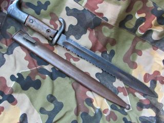 WWI German Sawtooth 98k Bayonet Unit Marked 7