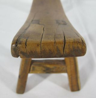 1800’s China Country Furniture Seat Bench Stool Chair Rustic Pillow Headrest yqz 8