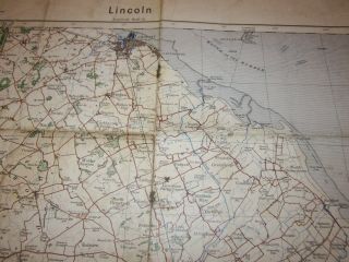 WW2 German 1:100000 Fliegerkarte Pilot Map - Battle of Britain 14 - RARE 4