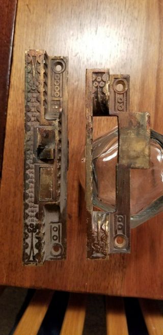 Antique Vintage Norwalk Mortise Door Lock With Strike Plate,  Eastlake?