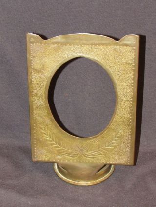 Ww1 Trench Art Picture Frame Beautifully Crafted From Artillery Shell,  9 " X 6 "