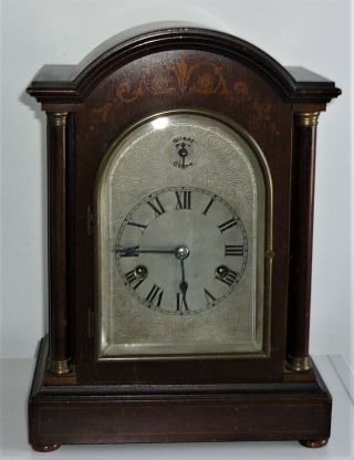 Antique Mantel / Bracket Clock With Chimes