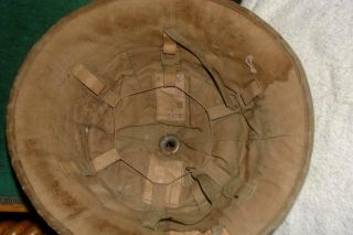Uncommon NAMED WW2 JAPANESE Army Pith Helmet 6