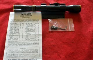 Antique Rare German Dr.  W.  Gerard/charlottenburg Sirius G4x Sniper Weaver Mount 5