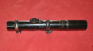 Antique Rare German Scopar5x Sniper Scope Voigtlander/braunschweig 1910 - 1918th