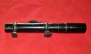 Antique RARE German Scopar5X sniper scope Voigtlander/Braunschweig 1910 - 1918th 2