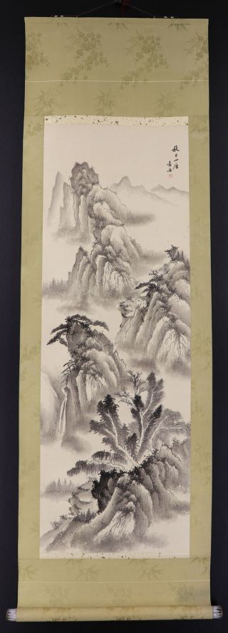 CHINESE HANGING SCROLL ART Painting Sansui Landscape E7544 2