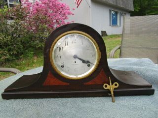 Antique Seth Thomas Mantle Clock 89 Movement W Orig Key & S Pendulum