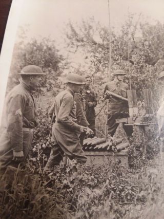 WW1 U.  S.  Official Press Photograph,  American Anti Aircraft Artillery Gun 5