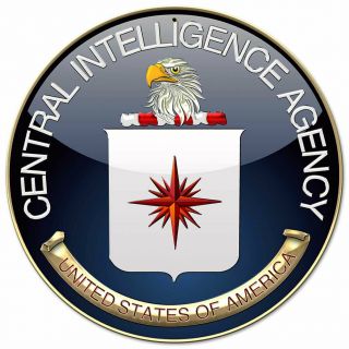 Central Intelligence Agency CIA All Metal Sign 14 