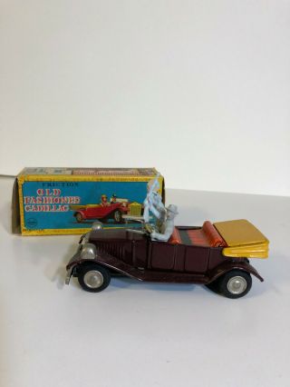 Old Marx Japan Tin Untouchables Convertible Driven By Custom Marx Figures