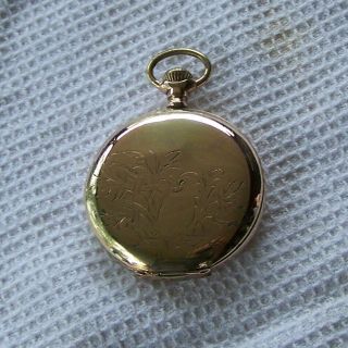 1909 South Bend 15 Jewel 16 Size Pocket Watch Fancy Dial Hunter Case