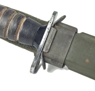 WWII US Pre 1945 USM4 Imperial Guard Marked Bayonet Knife Sheath WW2 7