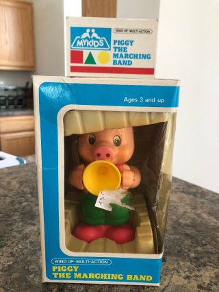 Vintage 1985 Mykids Piggy The Marching Band -