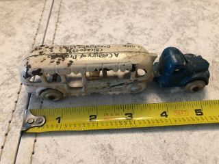 Antique A Century of Progress Chicago 1934 GMC Greyhound Lines Bus Cast Iron Toy 2