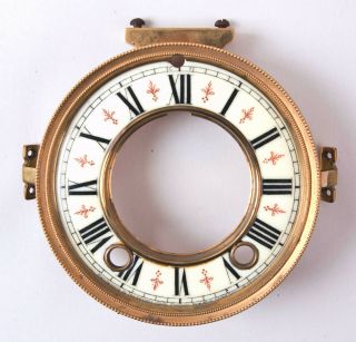Ansonia Marquise Fancy Crystal Regulator Clock Dial Assembly @ 1890