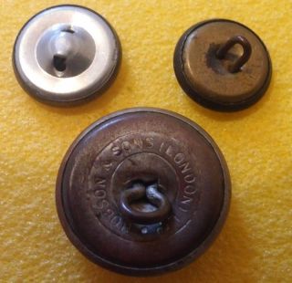 Israel Army IDF Zahal/3 Old Buttons/Military,  Fire and Naval uniforms/1940 - 60 ' s 2
