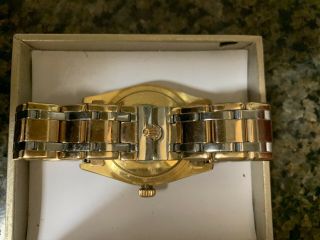 Mens Rolex Solid 18k Yellow Gold Day Date President W/diamond Dial & Bezel 18038 9