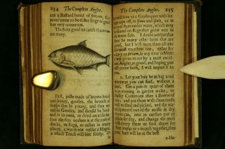 Izaak Walton THE COMPLEAT ANGLER 1655 Engraved Plates Complete RARE 2ND ED NR 7