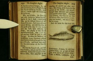 Izaak Walton THE COMPLEAT ANGLER 1655 Engraved Plates Complete RARE 2ND ED NR 9
