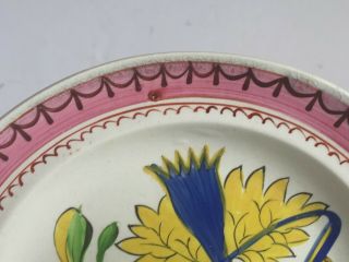 Scarce c1820 Gaudy Dutch KINGS ROSE Oyster Plate Soft Paste Pearlware c1820 6
