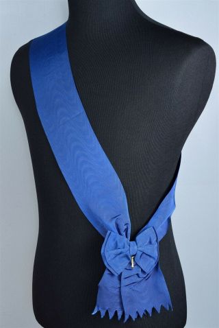 Military Decoration/award/recognition Sash/ribbon Yale - Blue