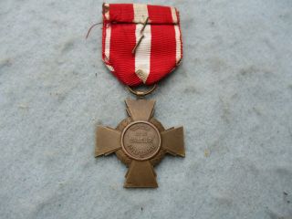 WWI French Medal Military Cross of Valor with Star WW1 4