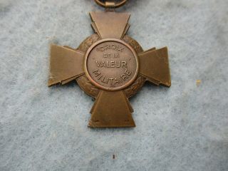 WWI French Medal Military Cross of Valor with Star WW1 5
