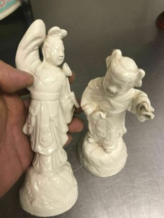 Chinese Antique Statue Of Two Little People 4