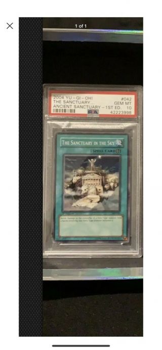 Yugioh PSA 10 Exodia Necross 1st Edition Dark Crisis & Ancient Sanctuary PSA 10 2