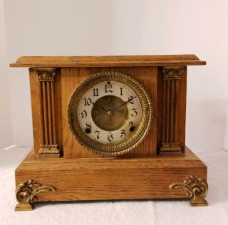 Vtg.  William L.  Gilbert Clock Co.  Mantle Clock